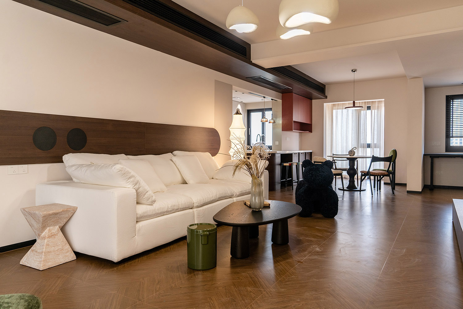 株洲家博整装中央小镇142㎡ 中古风格装修赏析