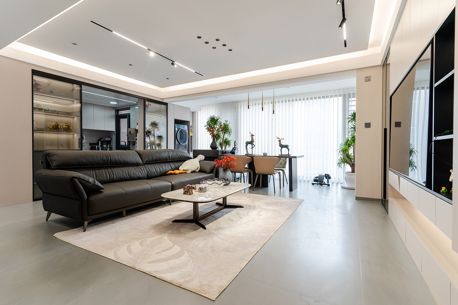 株洲家博整装雪峰山壹号140㎡ 现代简约风格装修赏析