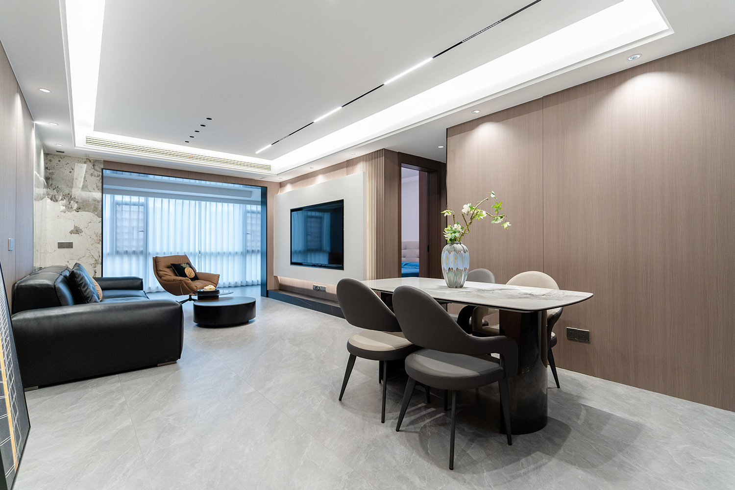 株洲家博整装亿都随园 128㎡ 意式极简风格装修赏析