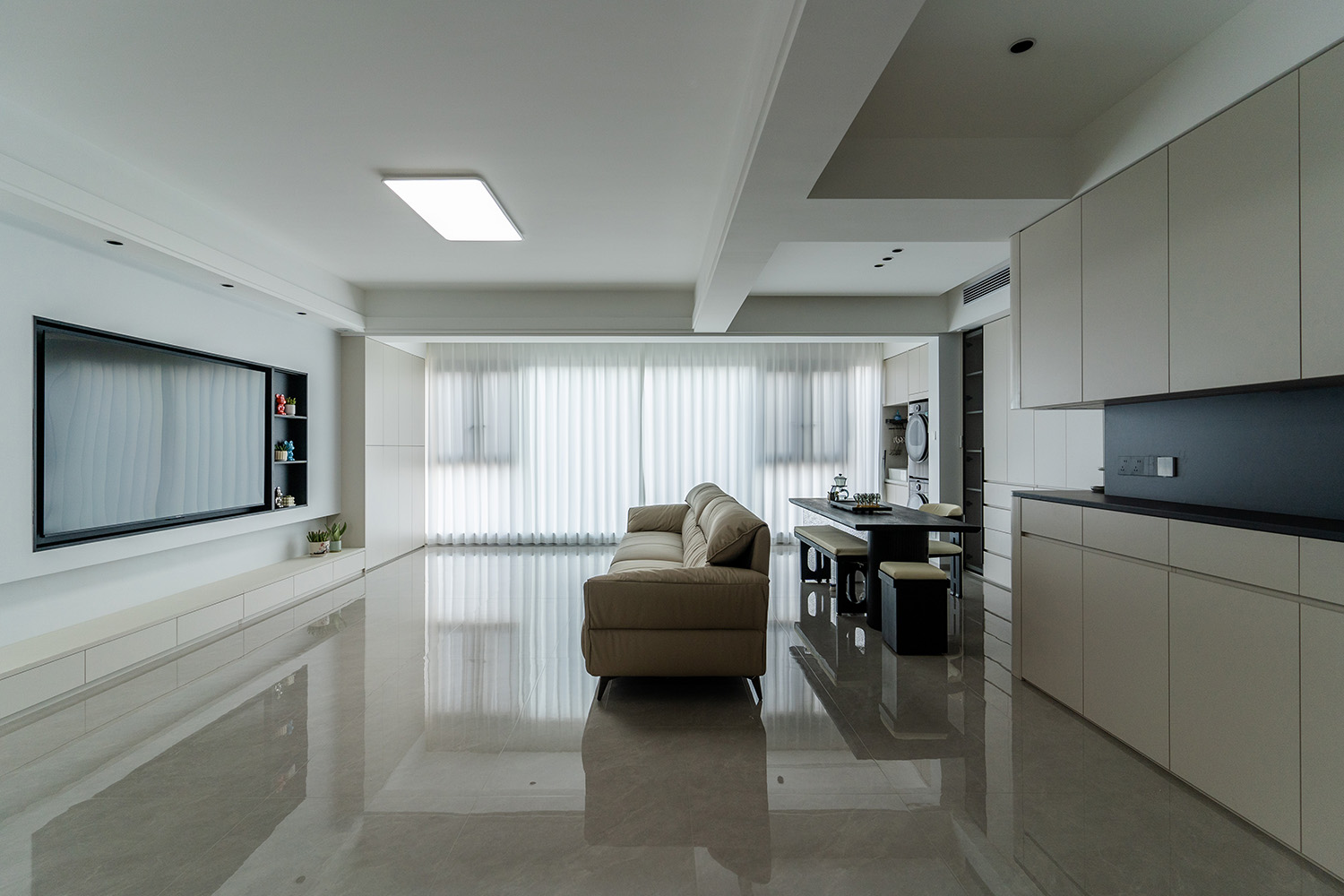 株洲家博整装中海誉园130㎡现代风格装修赏析